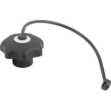 Kipp Star Grips with safety lanyard, int. thread, style KS, inch K0155.6A65